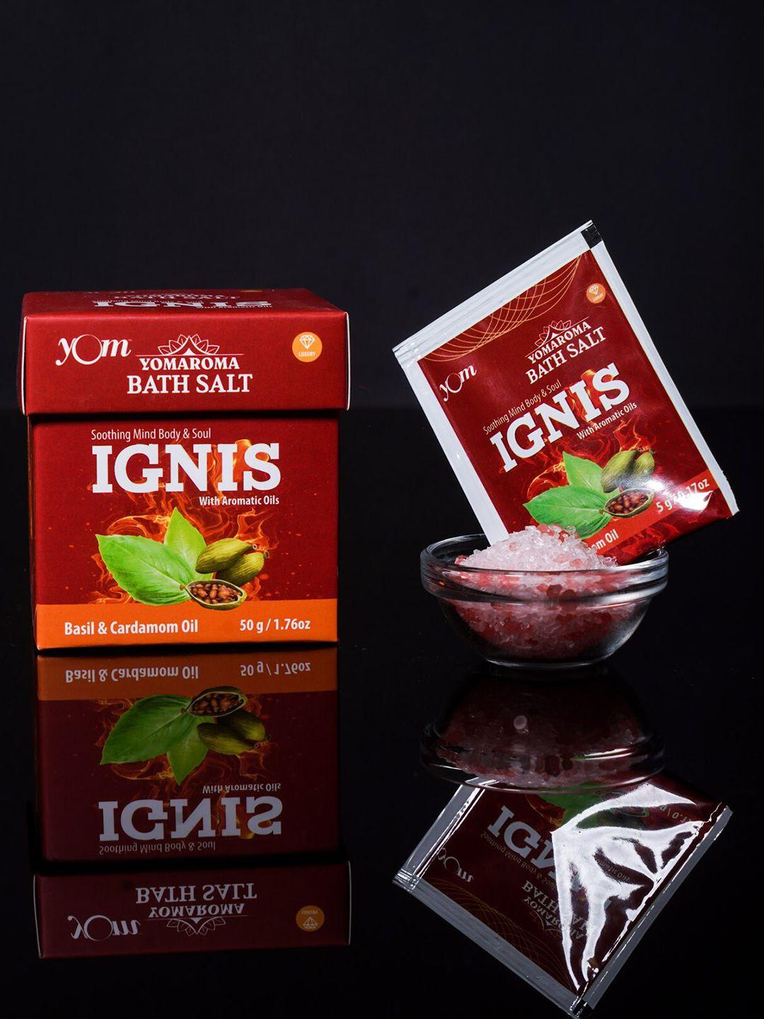 yom unisex yomaroma ignis bath salt with aromatic oils- 50 g