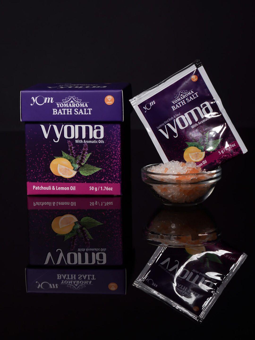 yom unisex yomaroma vyoma bath salt with aromatic oils-50 g