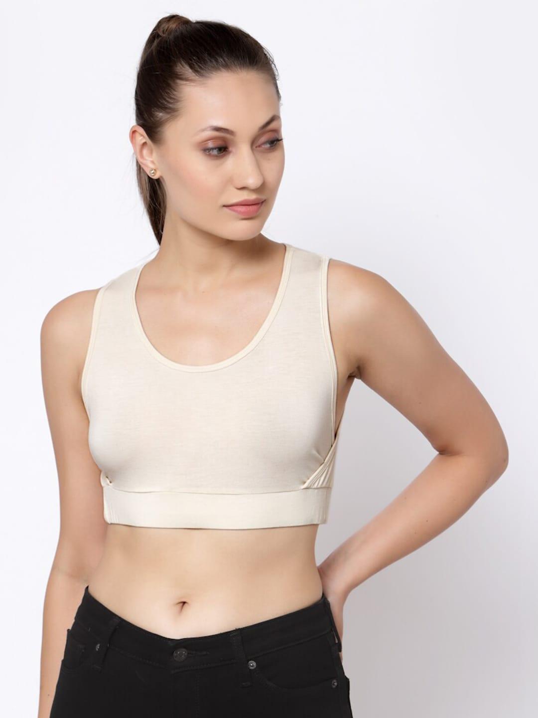 yoonoy pure cotton bralette knitted crop top