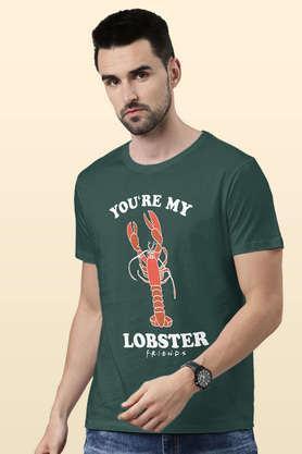 you are my lobster round neck mens t-shirt - bottle green