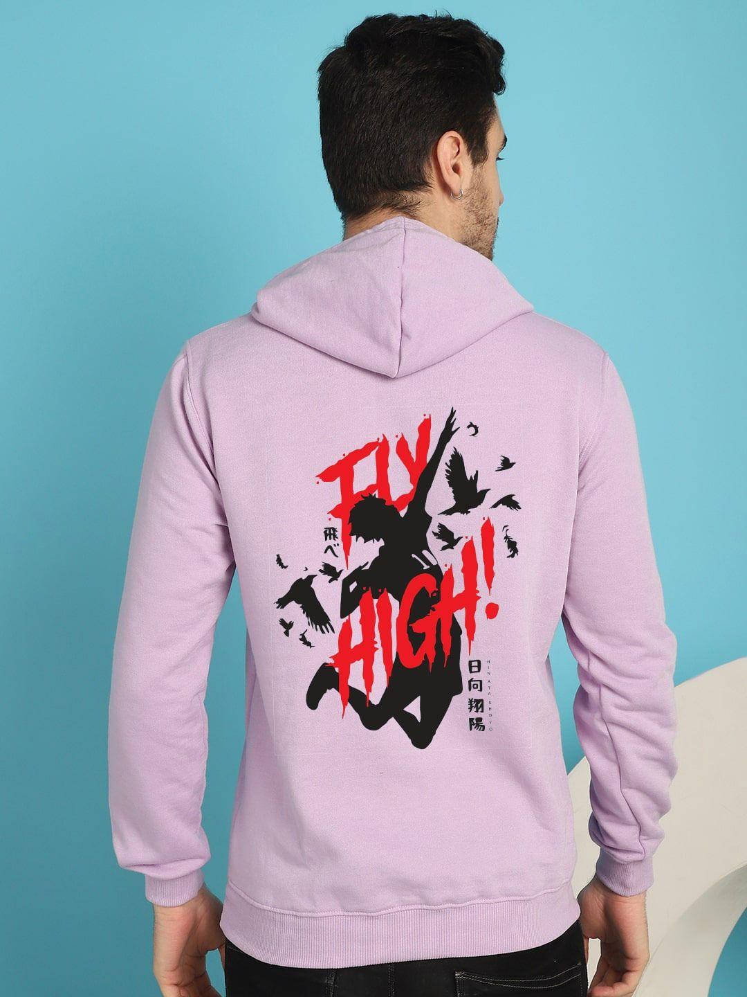 you forever graphic printed hooded fleece pullover sweatshirt