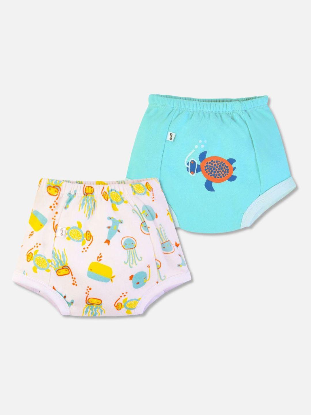 you got plan b kids pack of 2 printed pure cotton anti microbial padded basic briefs