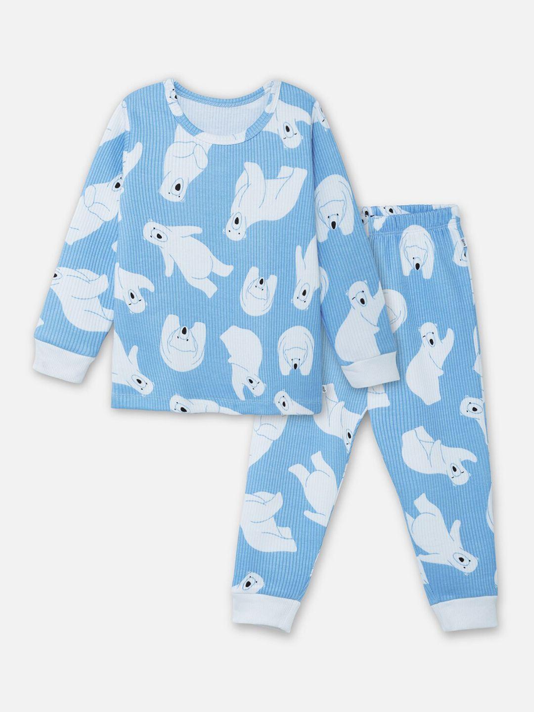 you got plan b kids printed cotton thermal set