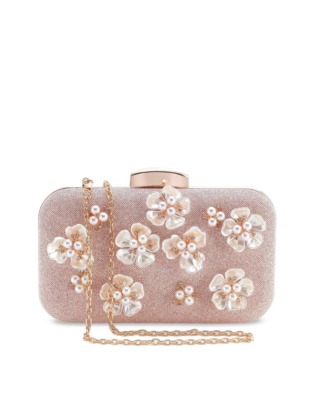 youbella floral embellished box clutch