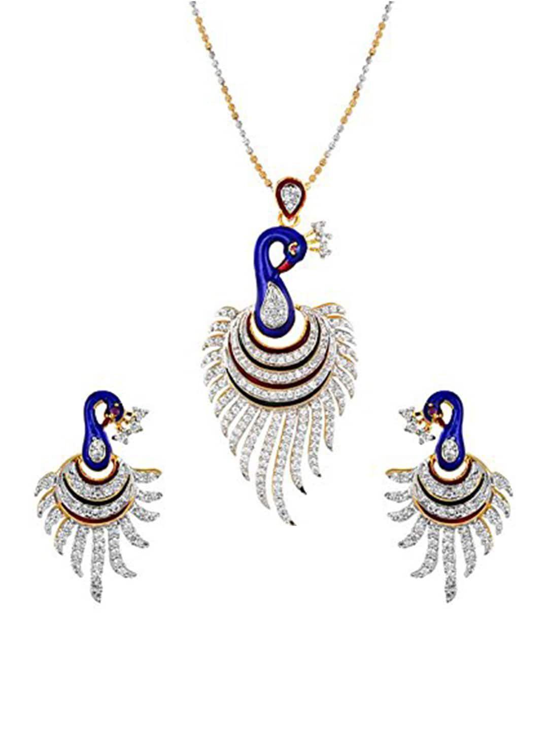 youbella gold-plated stone studded jewellery set