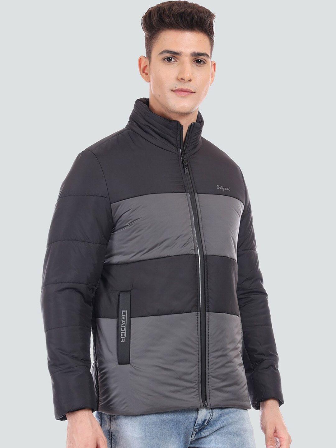 young club classic men colourblocked lightweight padded jacket