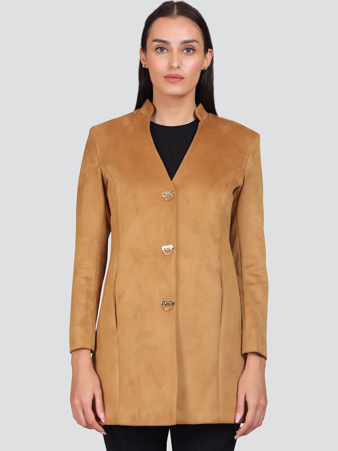 young club classic single-breasted overcoat