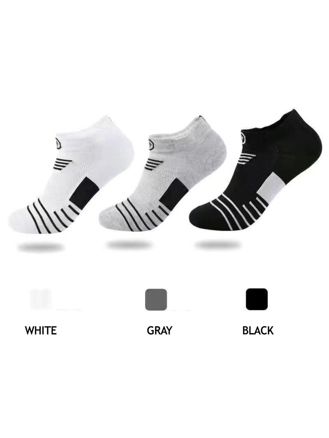 youstylo pack of 3 patterned ankle length socks