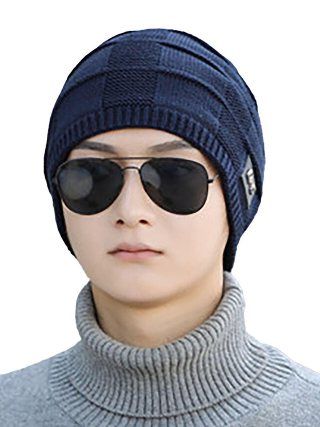 youstylo unisex cable knit woollen beanie