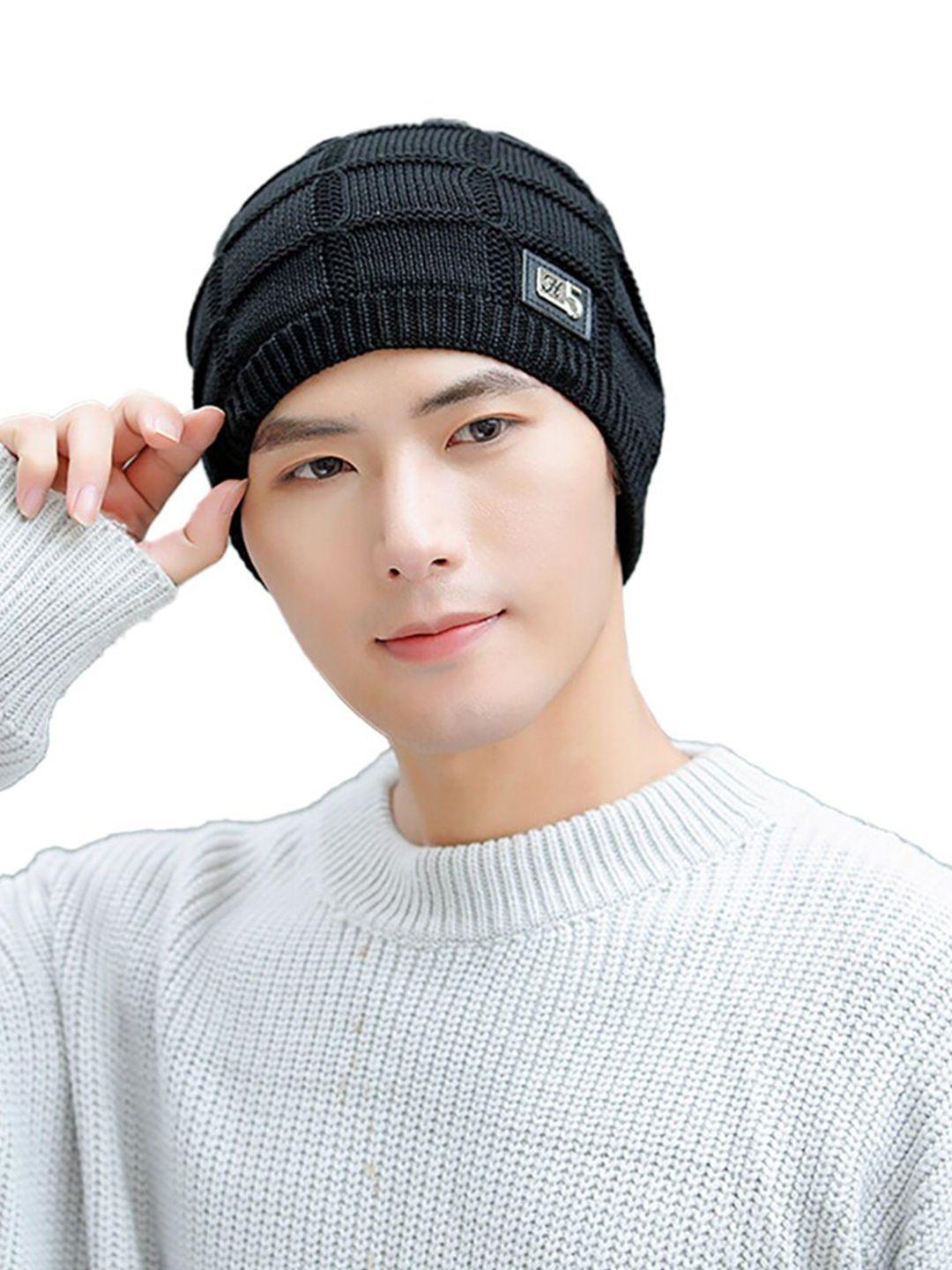 youstylo unisex cable knit woollen beanie