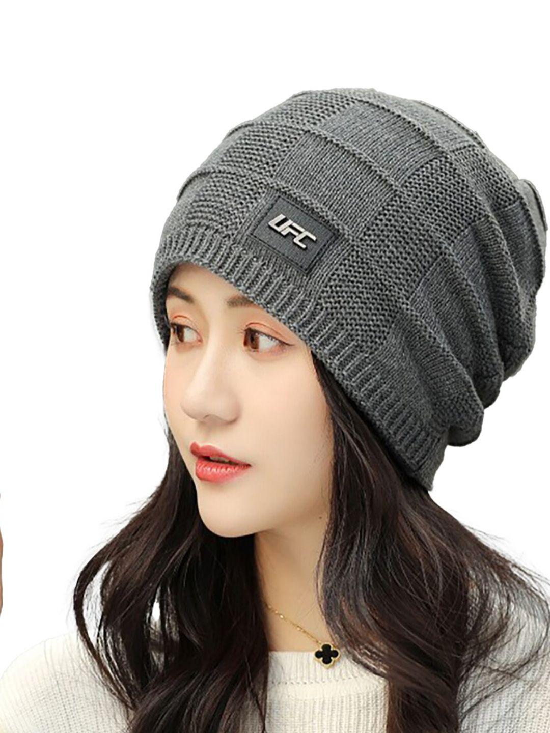 youstylo unisex cable knit woollen beanie