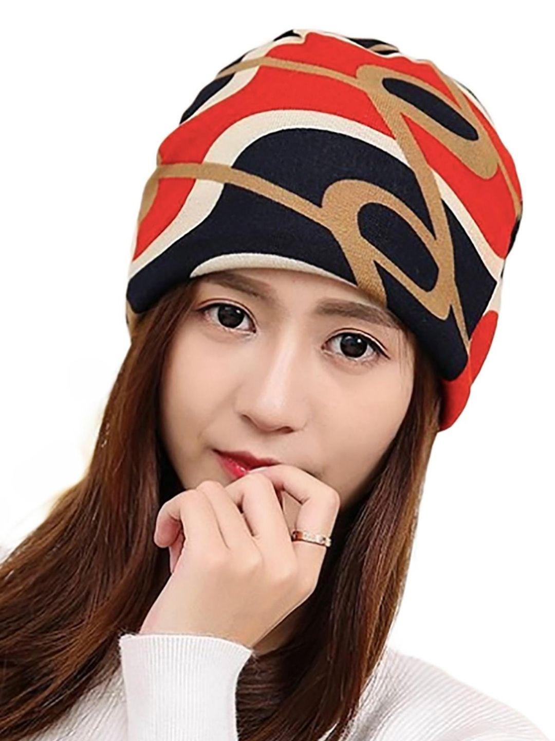 youstylo unisex multicoloured printed beanie