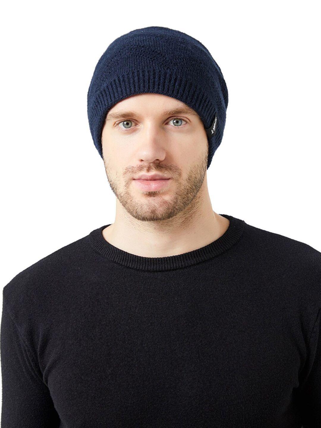 youstylo unisex self design woollen beanie