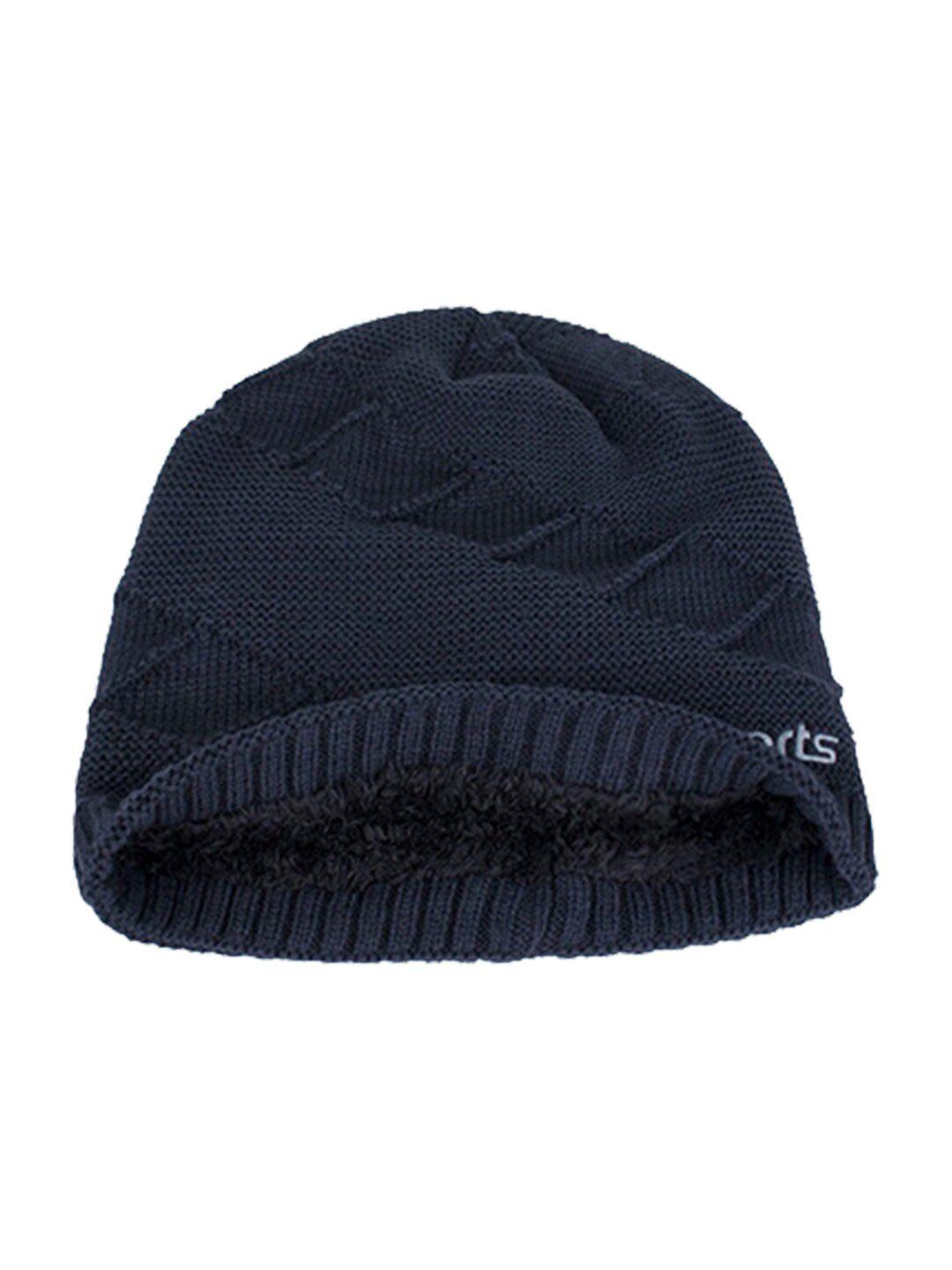 youstylo unisex self design woollen beanie