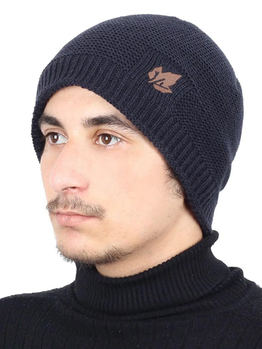 youstylo unisex self design woollen beanie