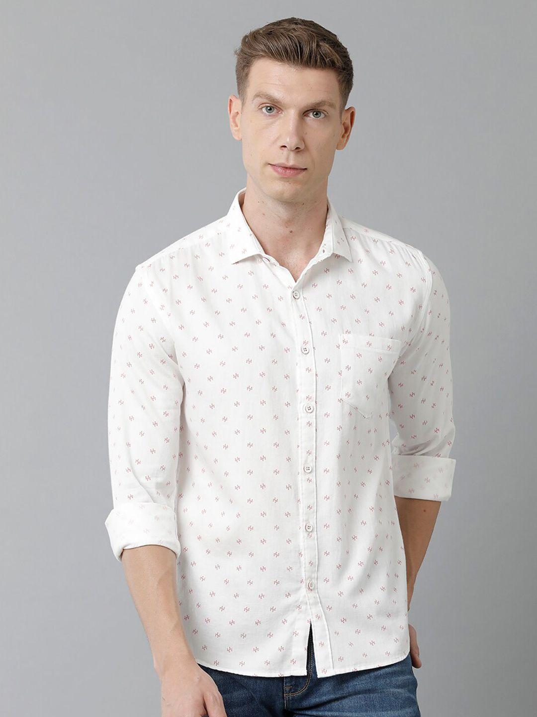 yovish men comfort printed casual cotton shirt