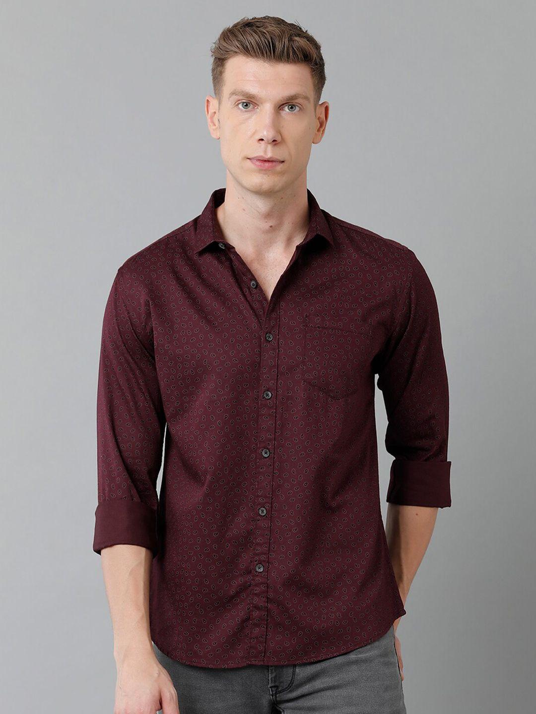 yovish men comfort printed casual cotton shirt