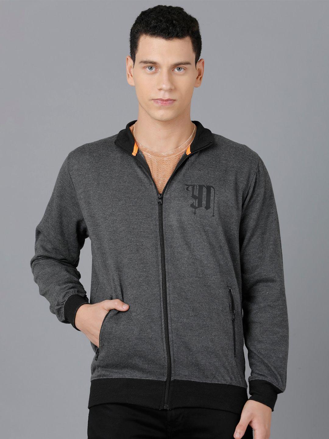 yovish men front-open cotton sweatshirt