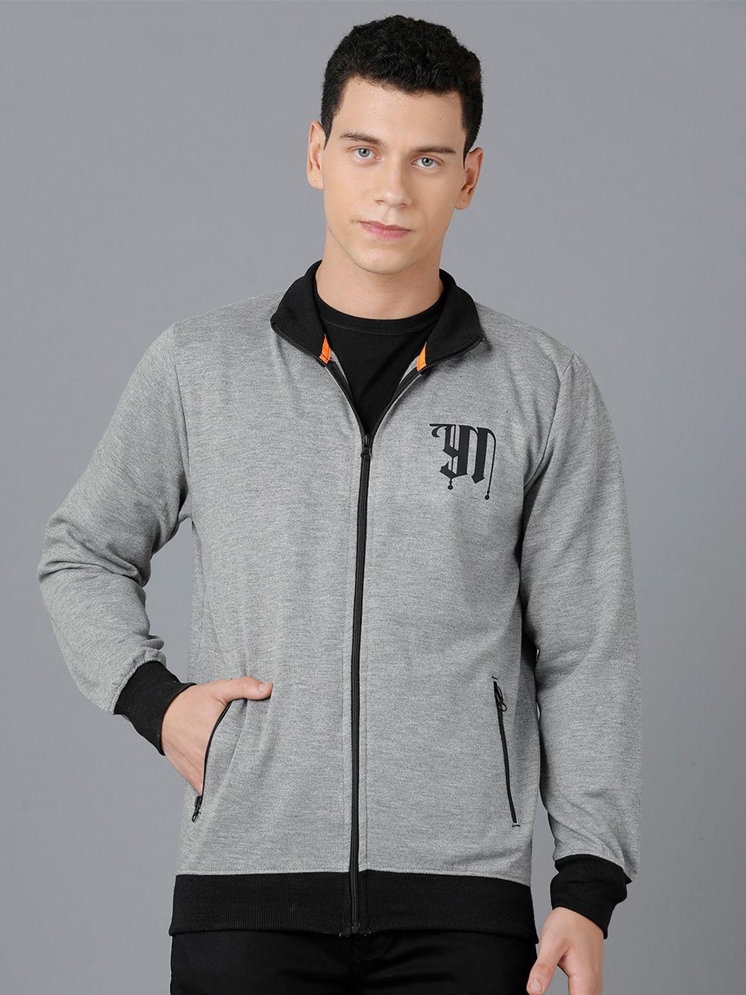 yovish men front-open cotton sweatshirt