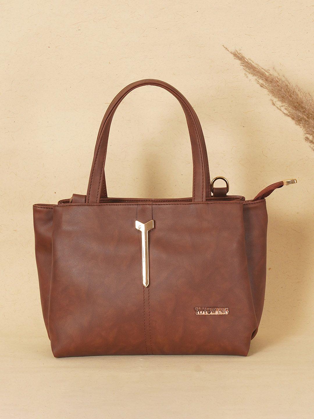 yoyowing structured shoulder bag with bow detail