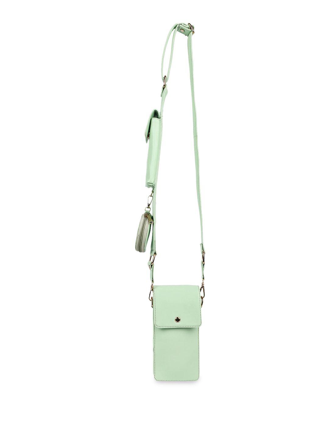 yoyowing sea green swagger sling bag