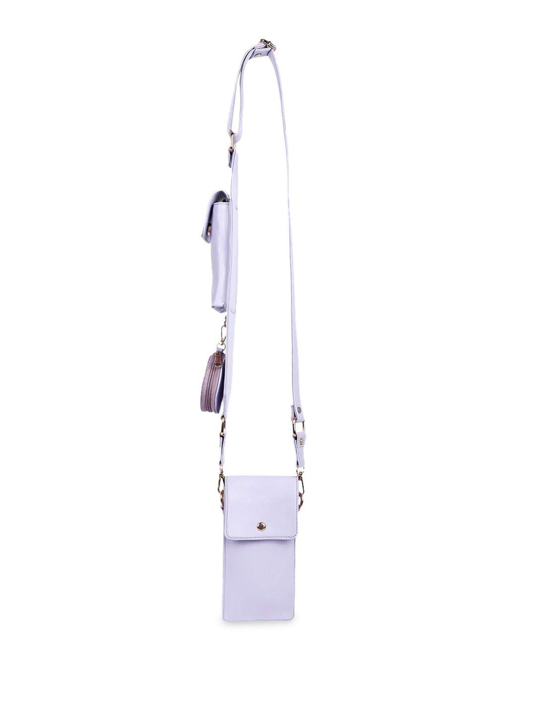 yoyowing structured sling bag with  buckle detail