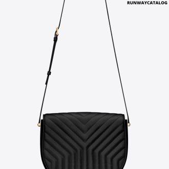 ysl joan satchel in “y”-quilted leather