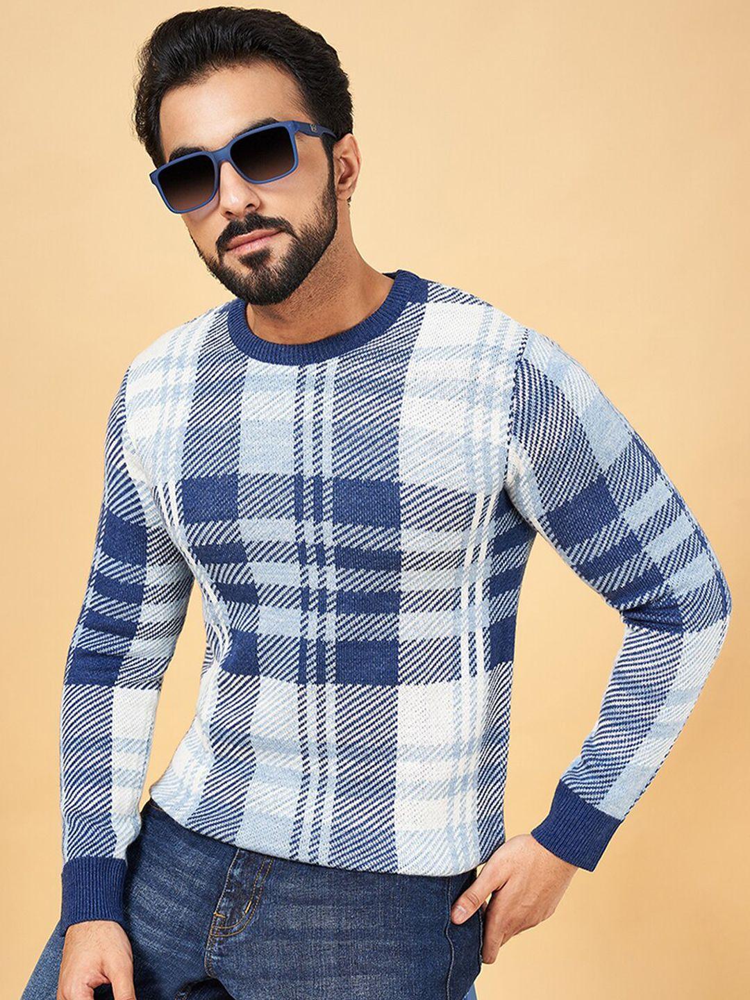 yu-by-pantaloons-checked-round-neck-acrylic-pullover-sweater