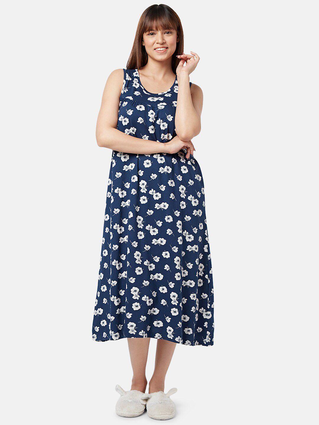 yu by pantaloons floral printed nightdress