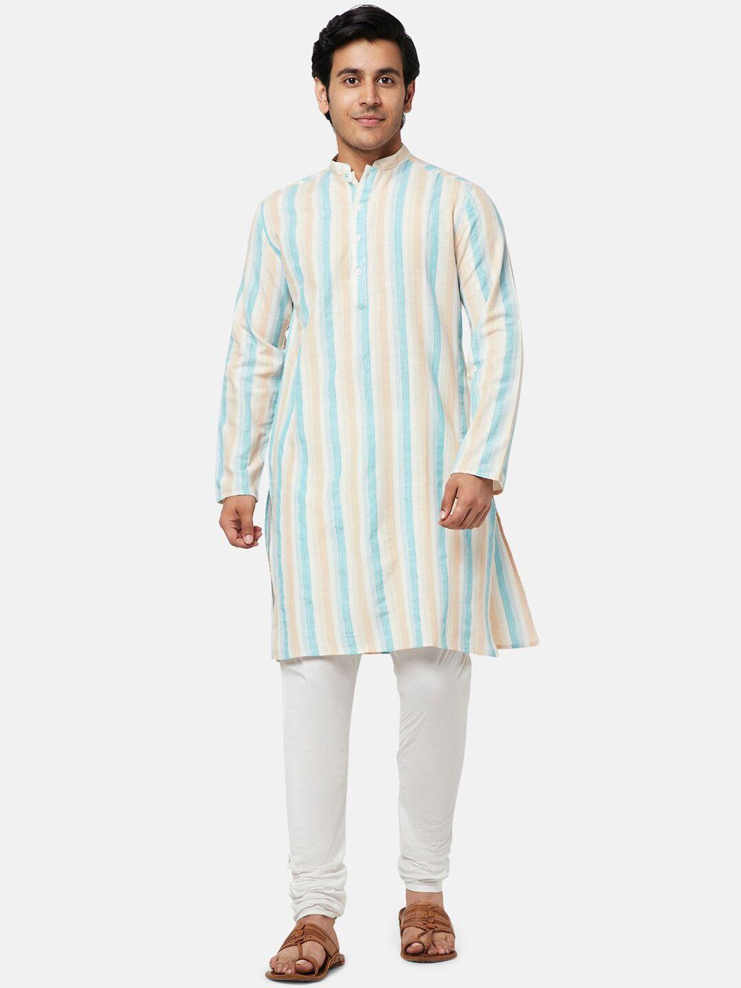 yu by pantaloons men striped kurta