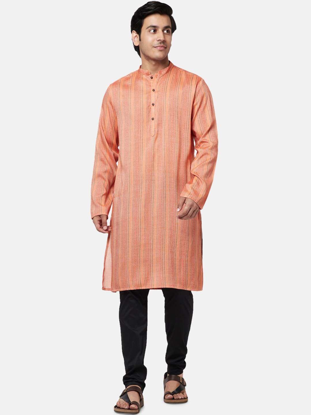 yu by pantaloons men thread work kurta