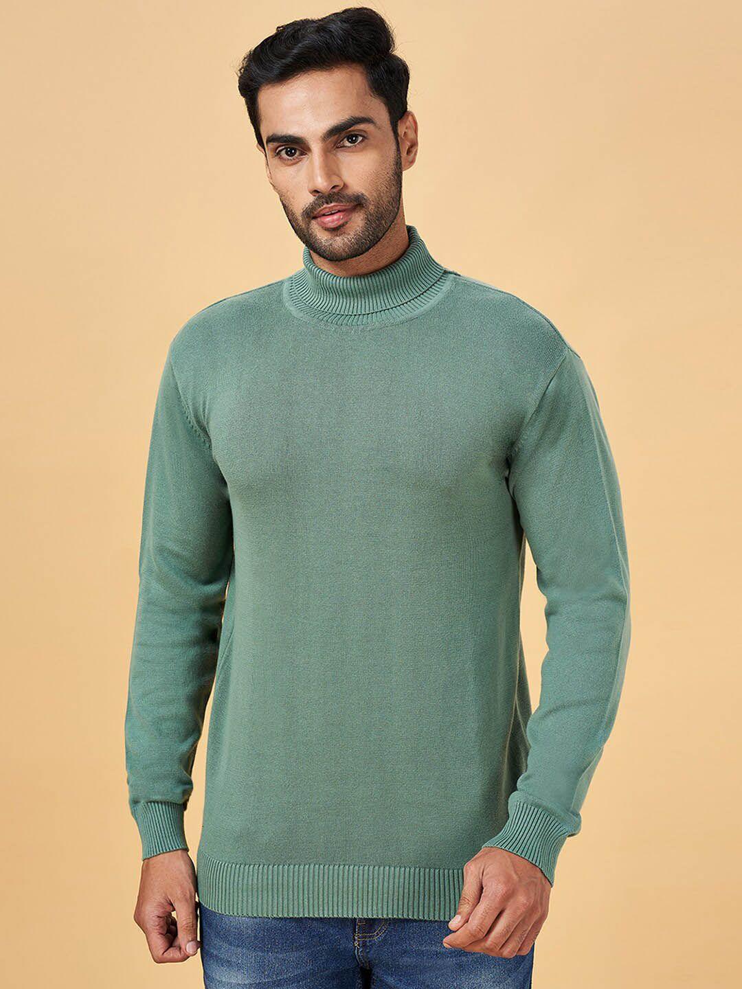 yu by pantaloons turtle neck long sleeves pure cotton pullover