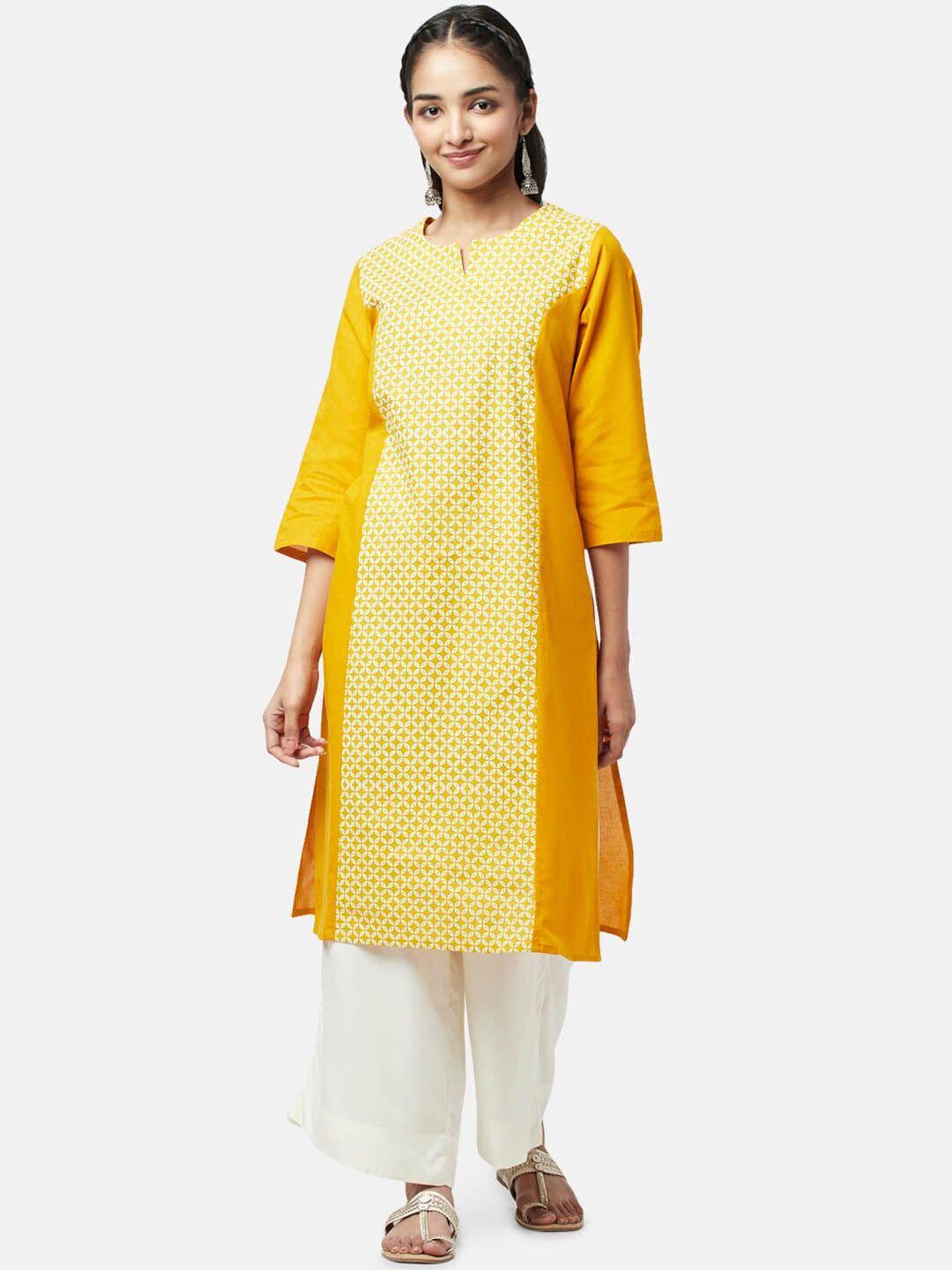 yu by pantaloons women ethnic motif printed kurta