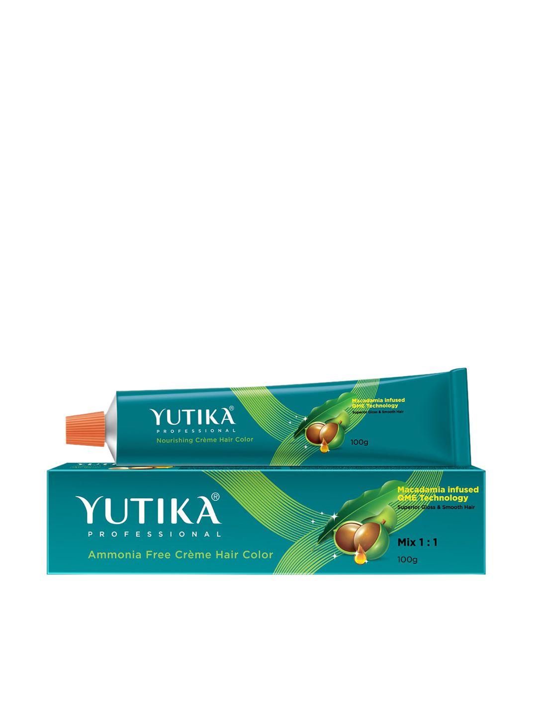 yutika beige professional nourishing creme hair color - 100gm - light golden brown