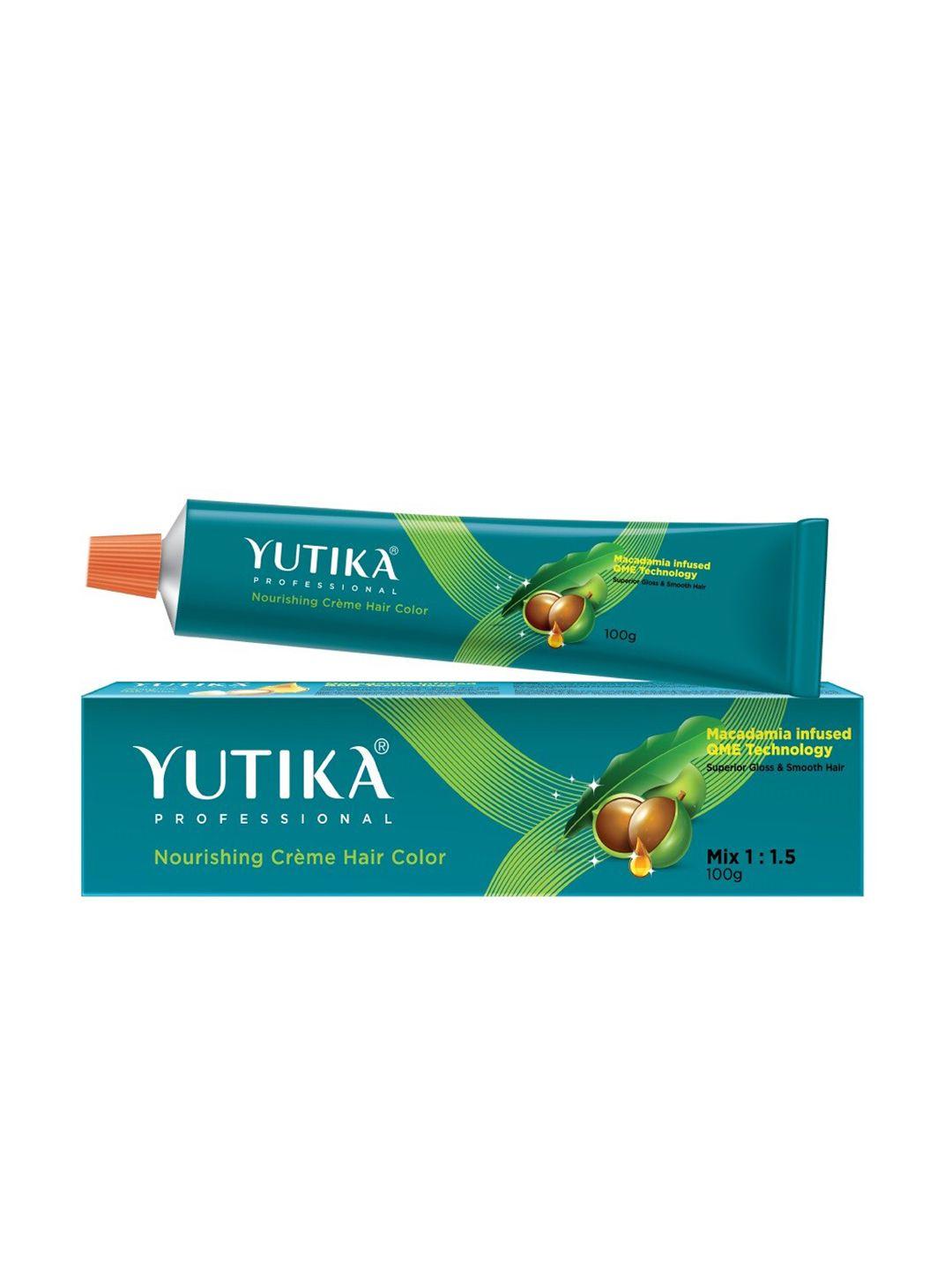 yutika professional creme hair color 100 g - red orange