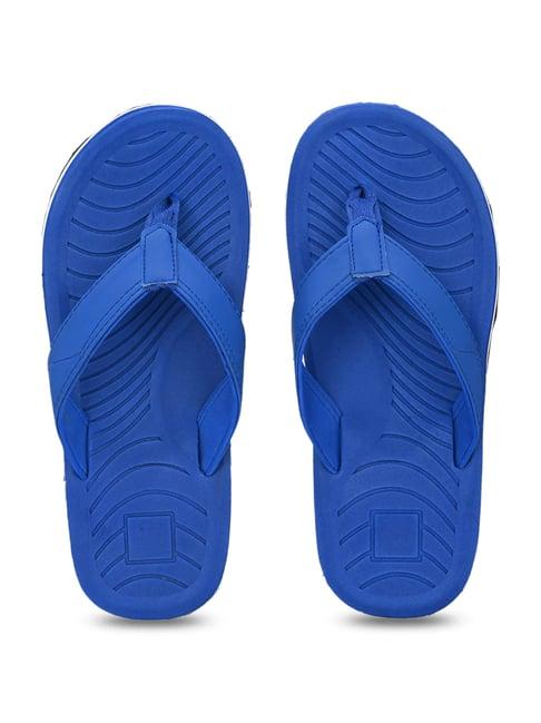 yuuki men's nile blue flip flops