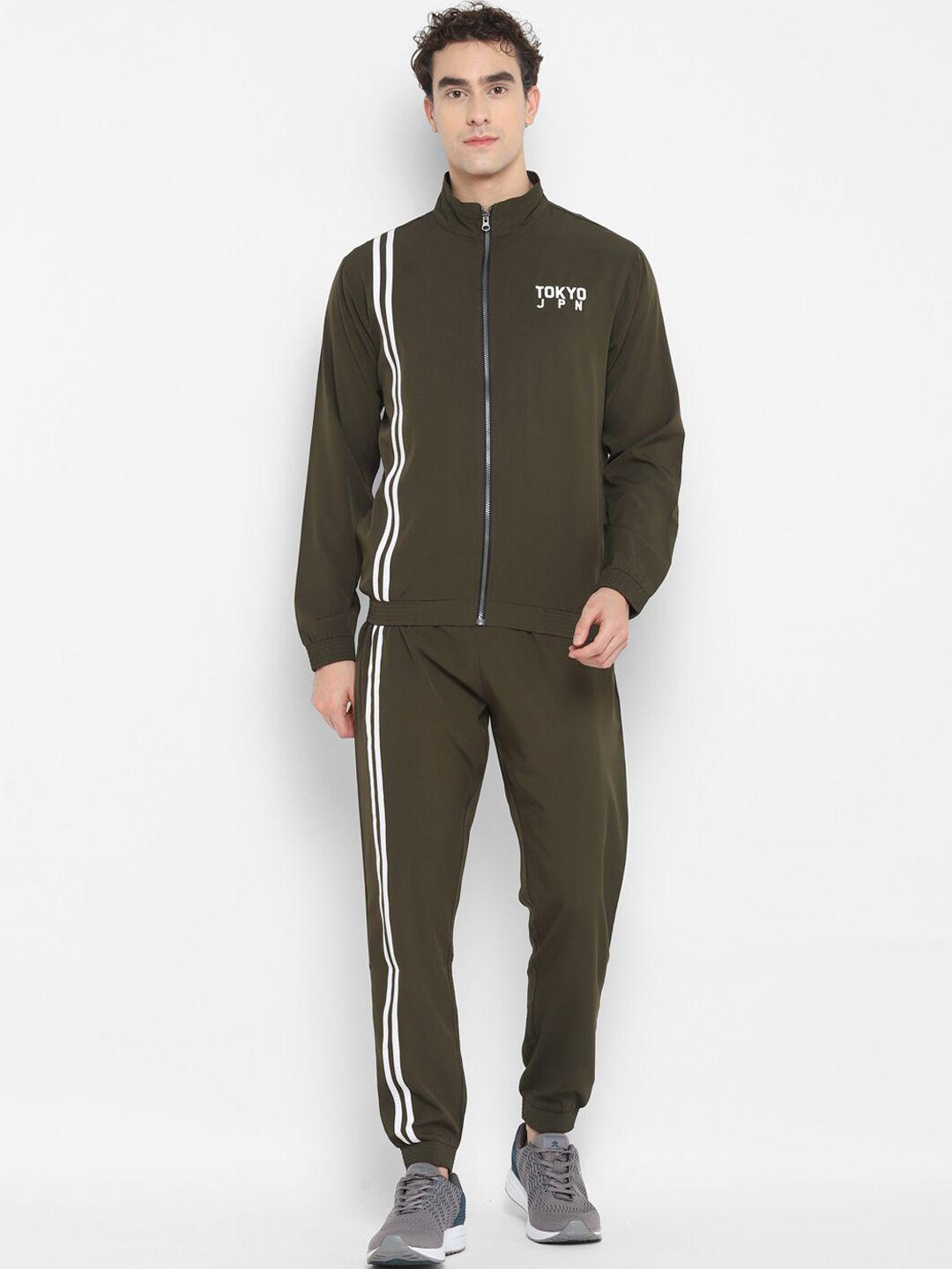 yuuki men olive green tracksuits