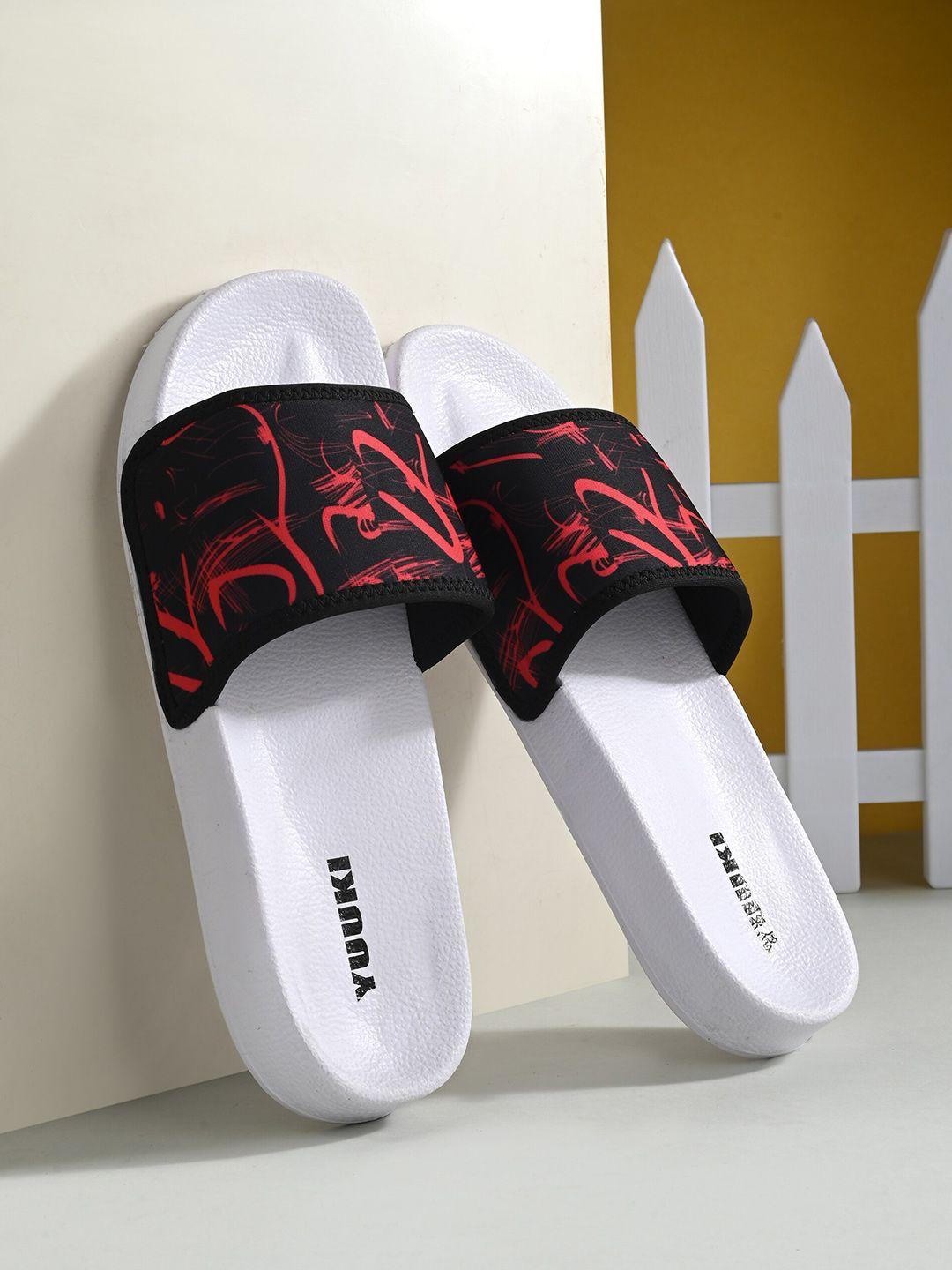 yuuki men printed sliders