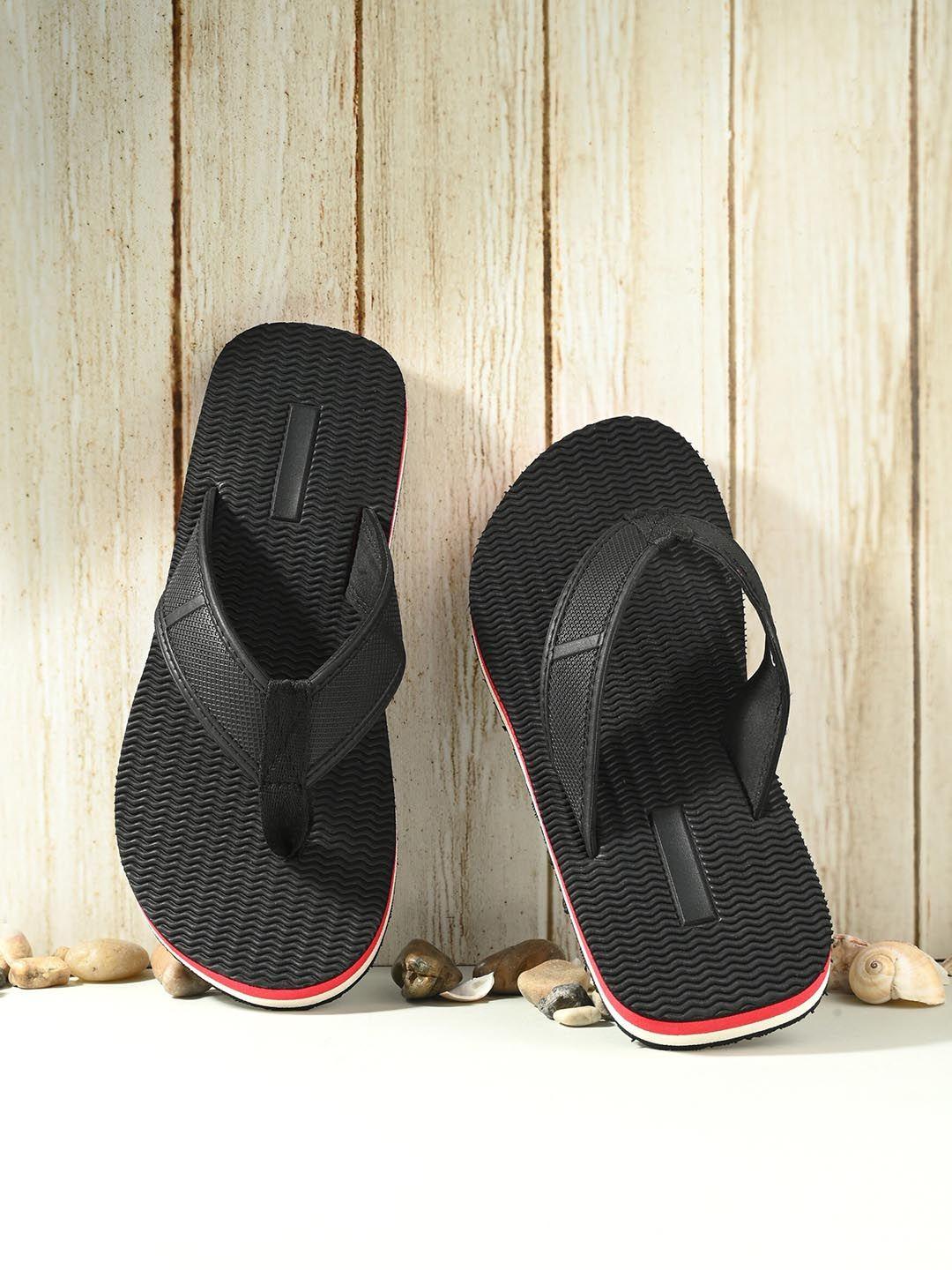 yuuki men textured thong flip-flops