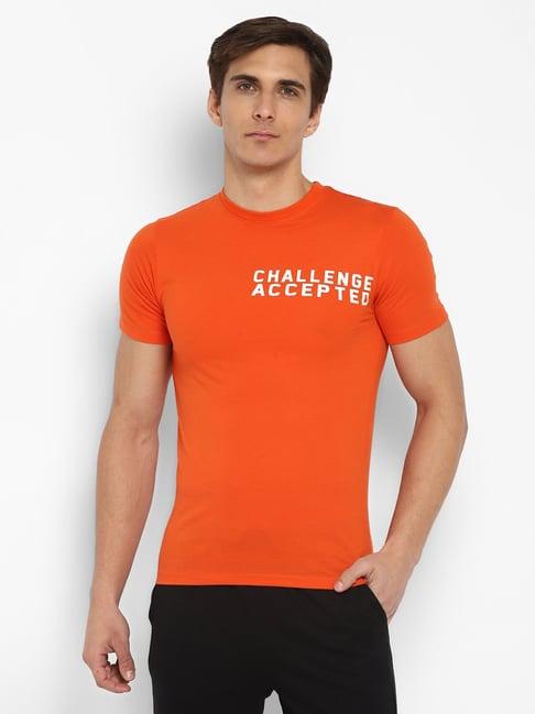 yuuki orange printed t-shirt