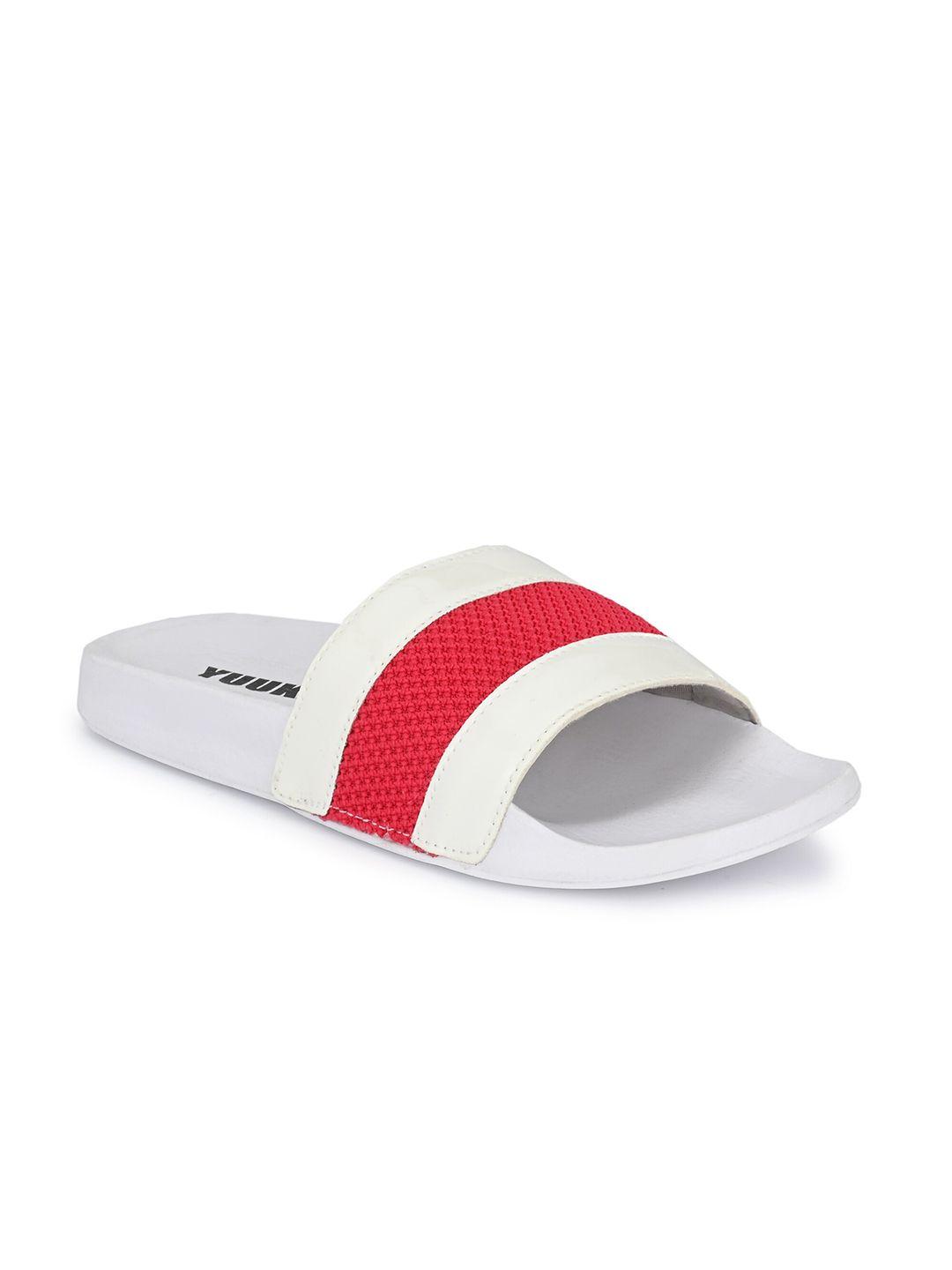 yuuki women red & white sliders