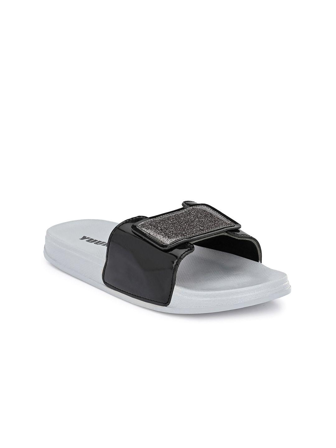 yuuki women silver-toned sliders