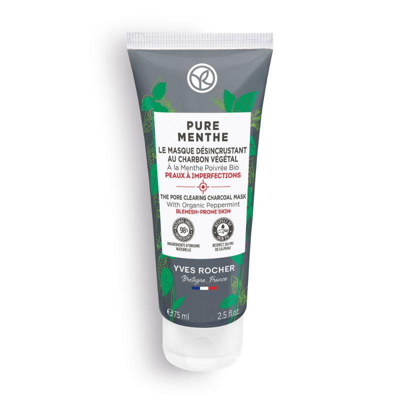 yves rocher pure menthe the pore clearing charcoal mask