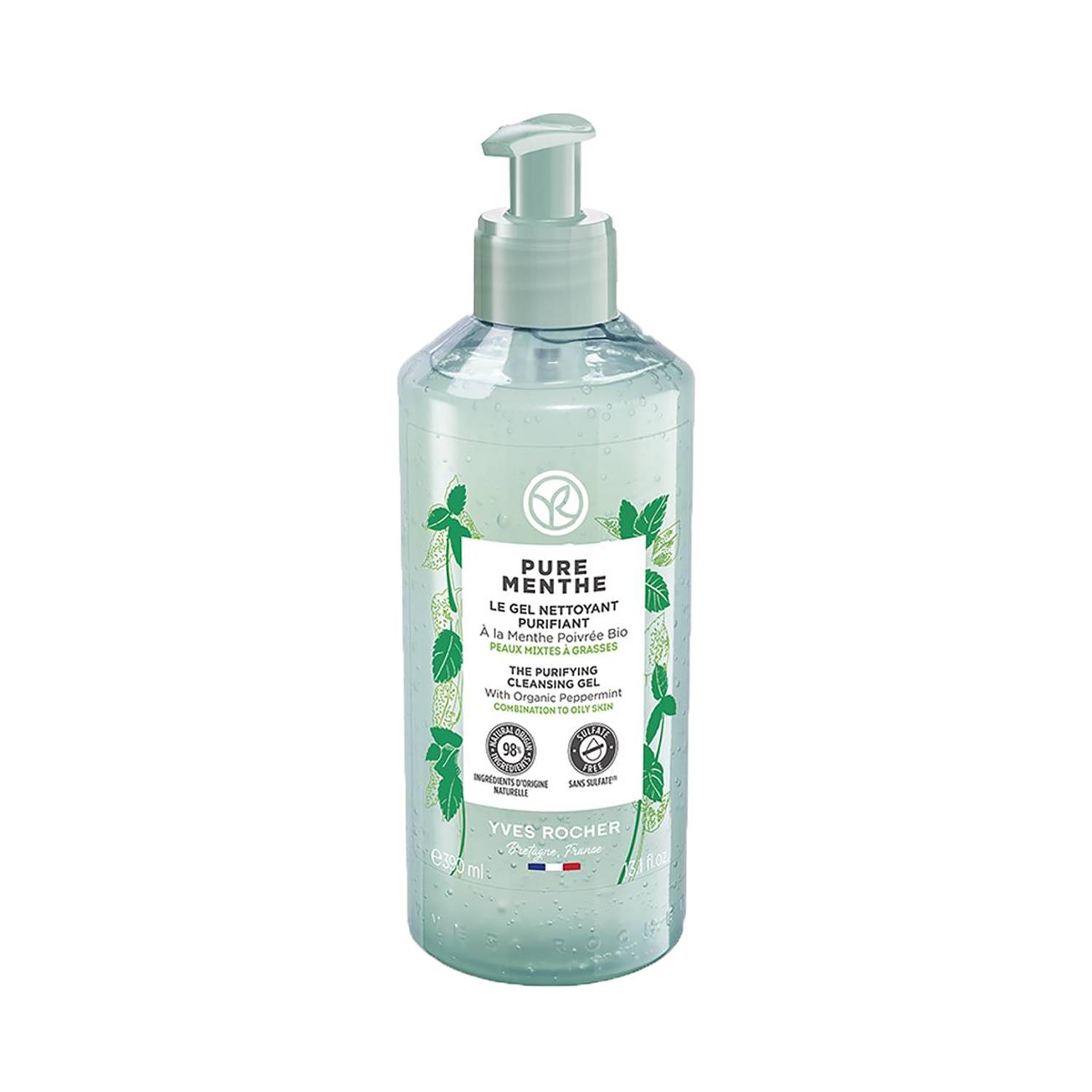 yves rocher pure menthe the purifying cleansing gel (125ml)
