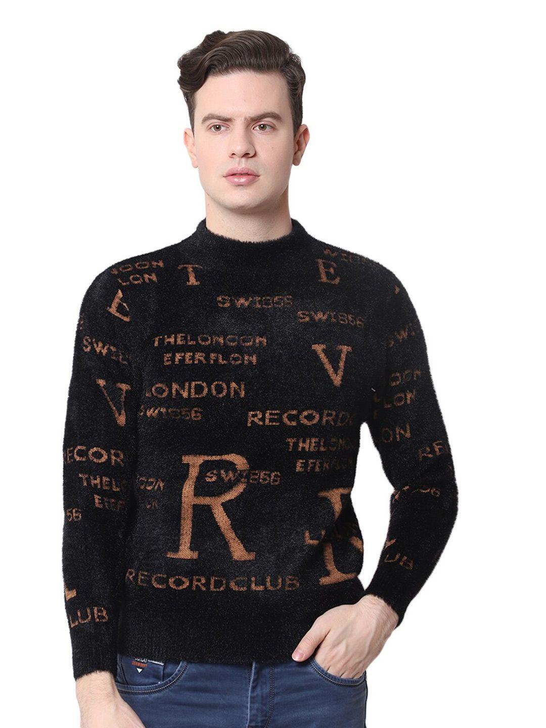 zacharias typography printed wool pullover sweater