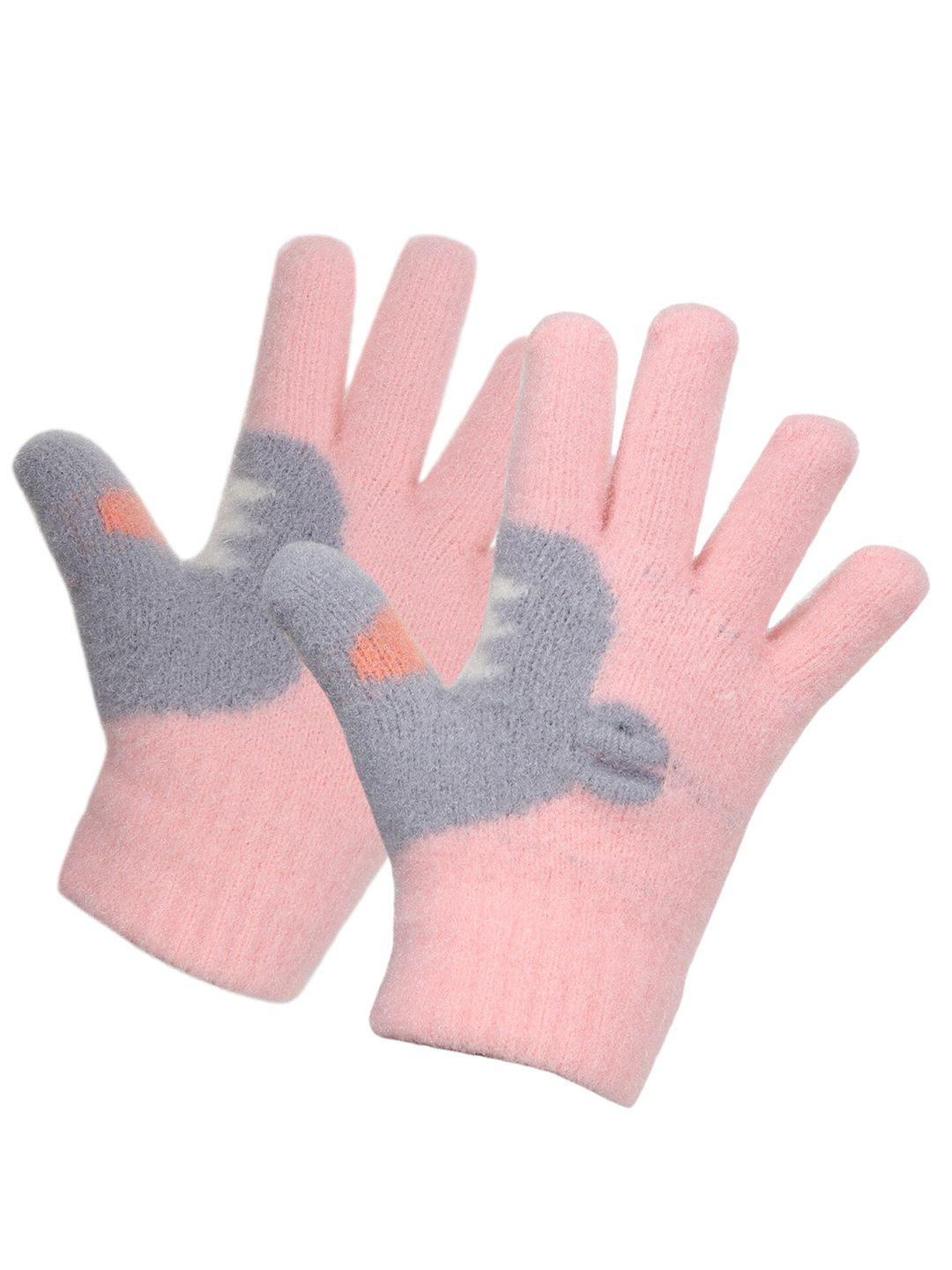 zacharias kids patterned winter gloves