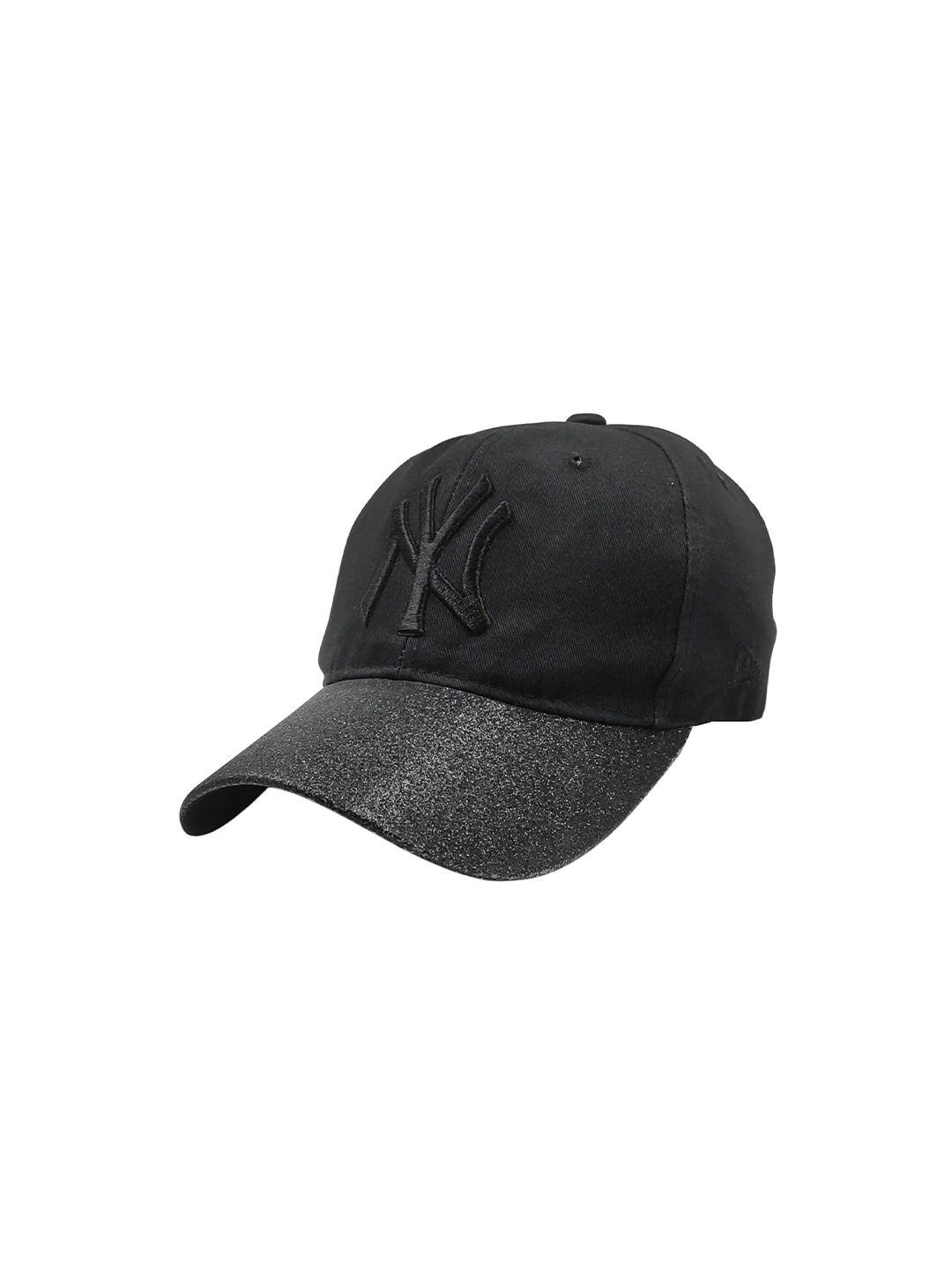 zacharias men black embroidered baseball cap