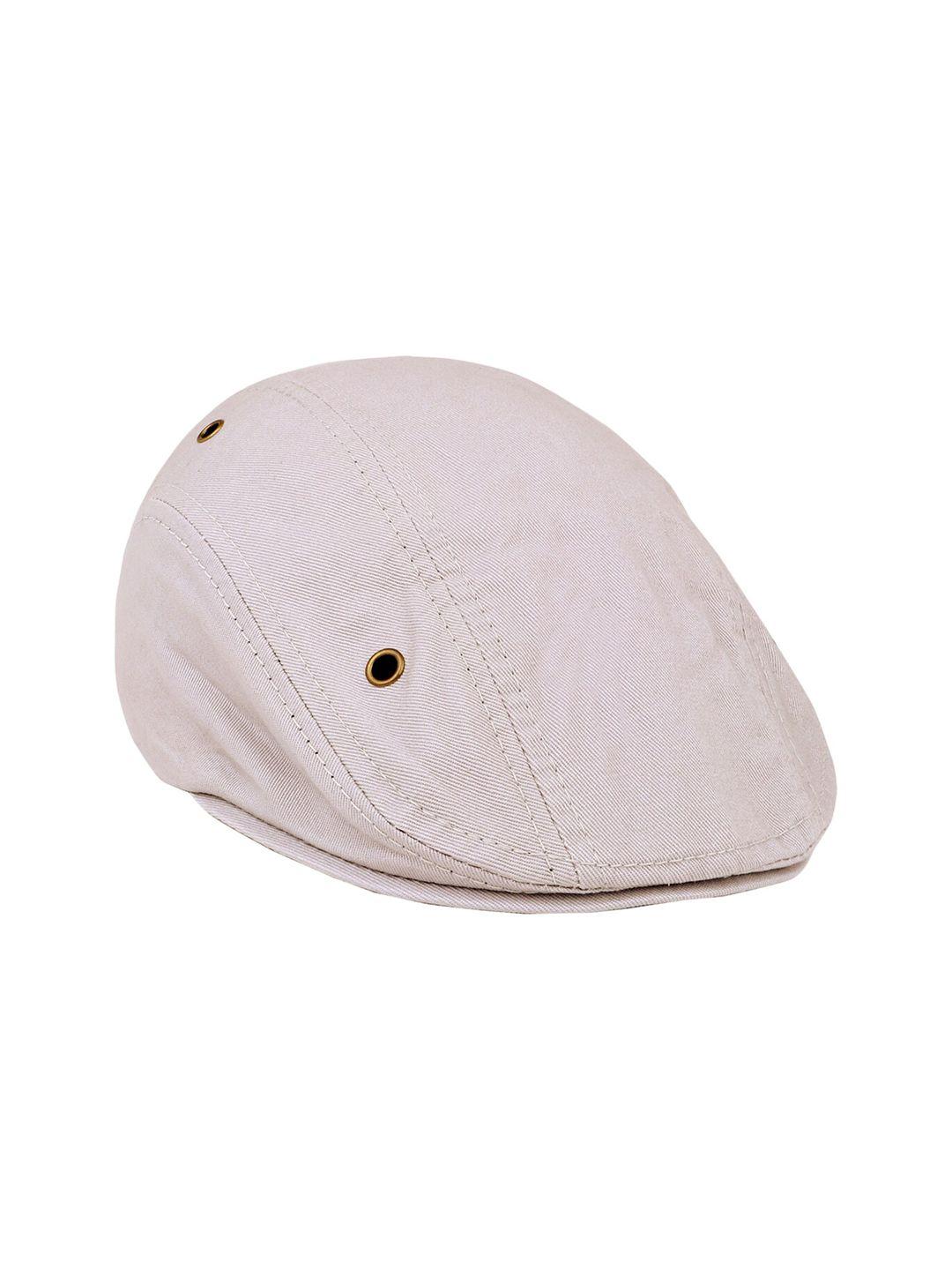 zacharias men cream-coloured ascot cap