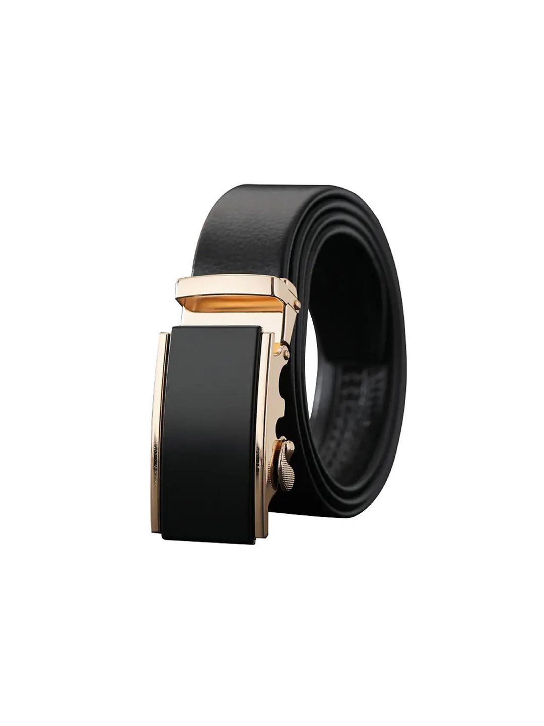 zacharias men slim textured autolock belt