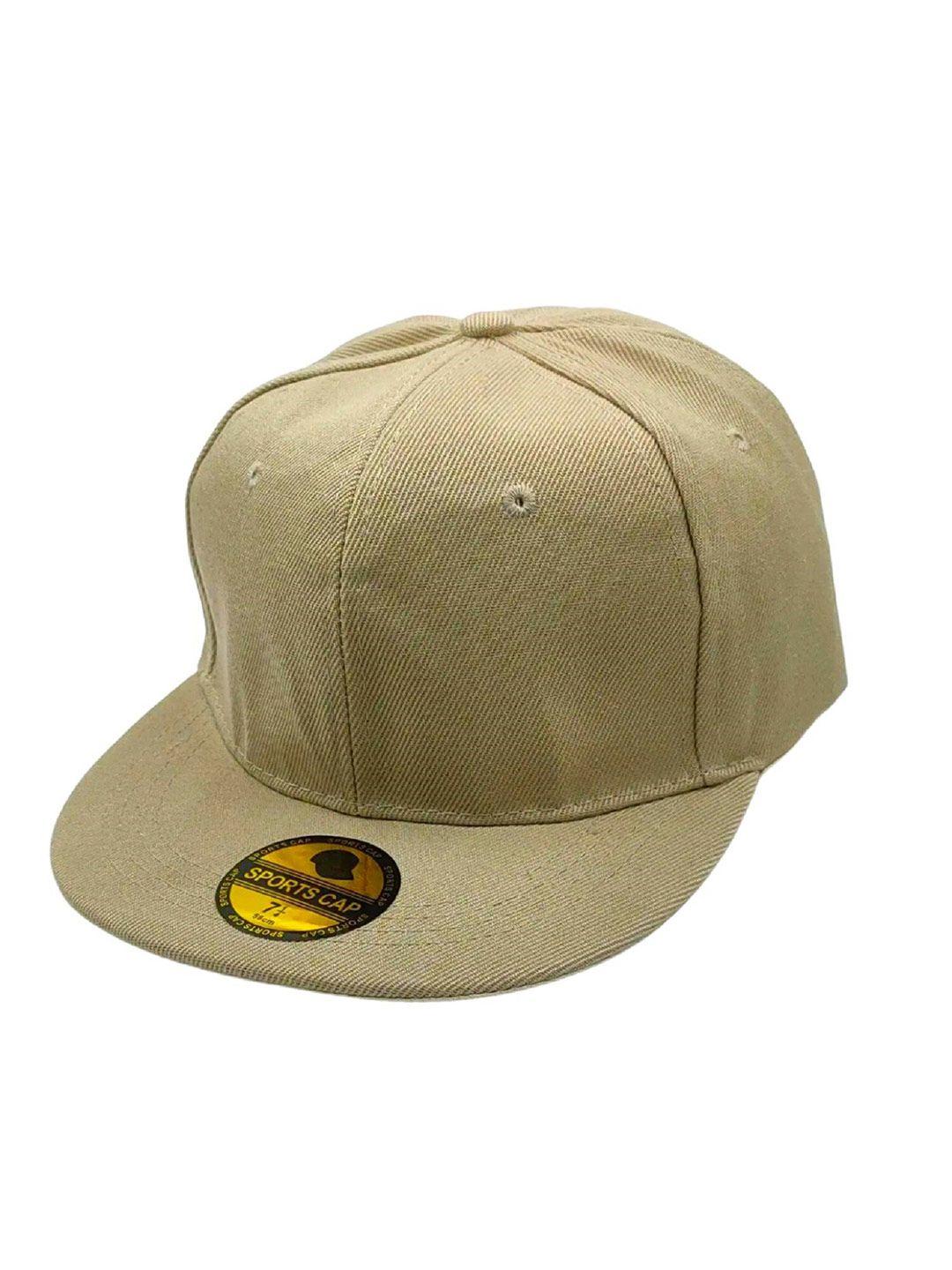 zacharias unisex beige snapback cap